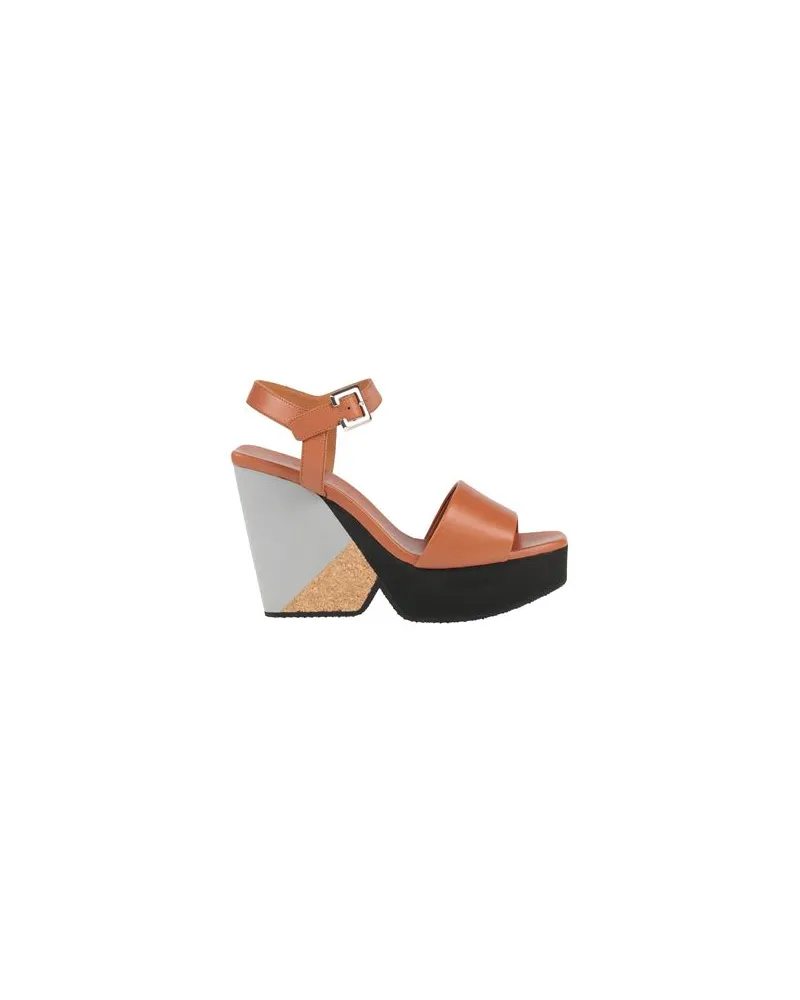 Robert Clergerie SCHUHE - Sandalenauf YOOX.COM Braun
