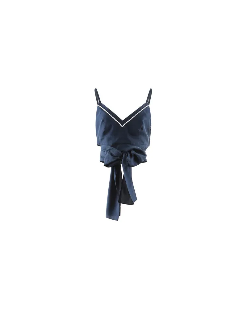 Alberta Ferretti TOPS - Topsauf YOOX.COM Marineblau