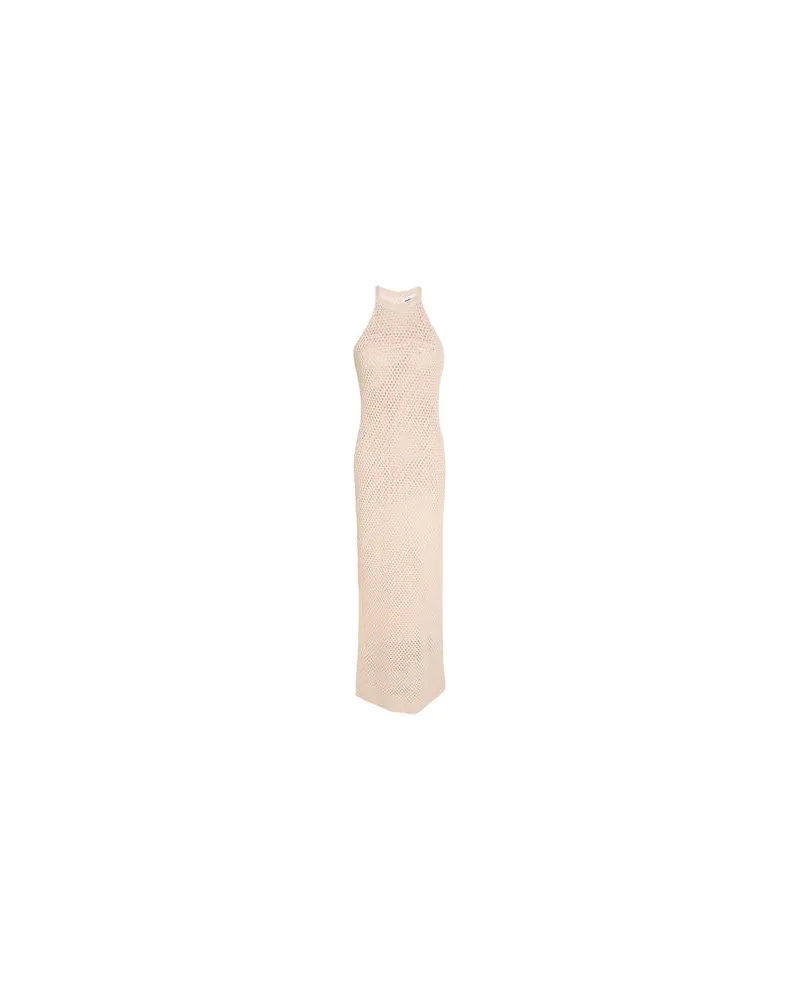 DKNY KLEIDER - Maxi-Kleiderauf YOOX.COM Beige