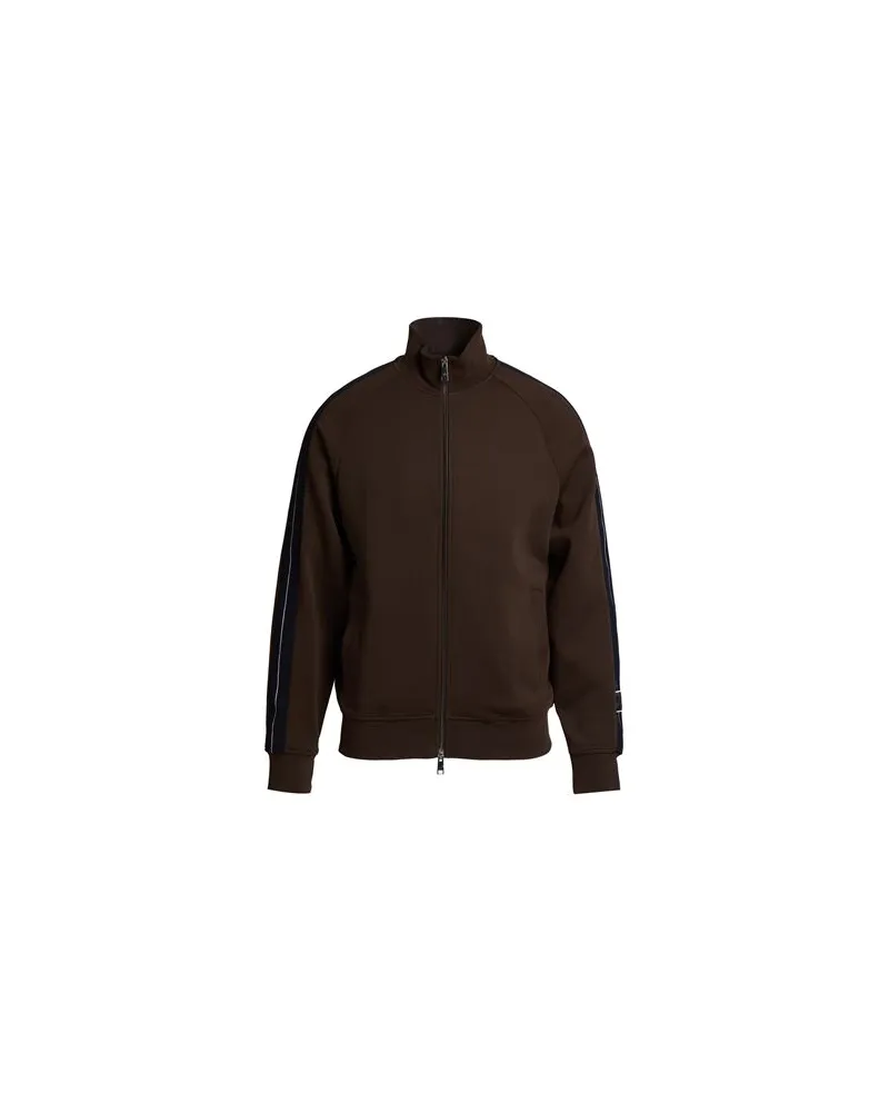 Armani Exchange TOPS - Sweatshirtsauf YOOX.COM Schokobraun
