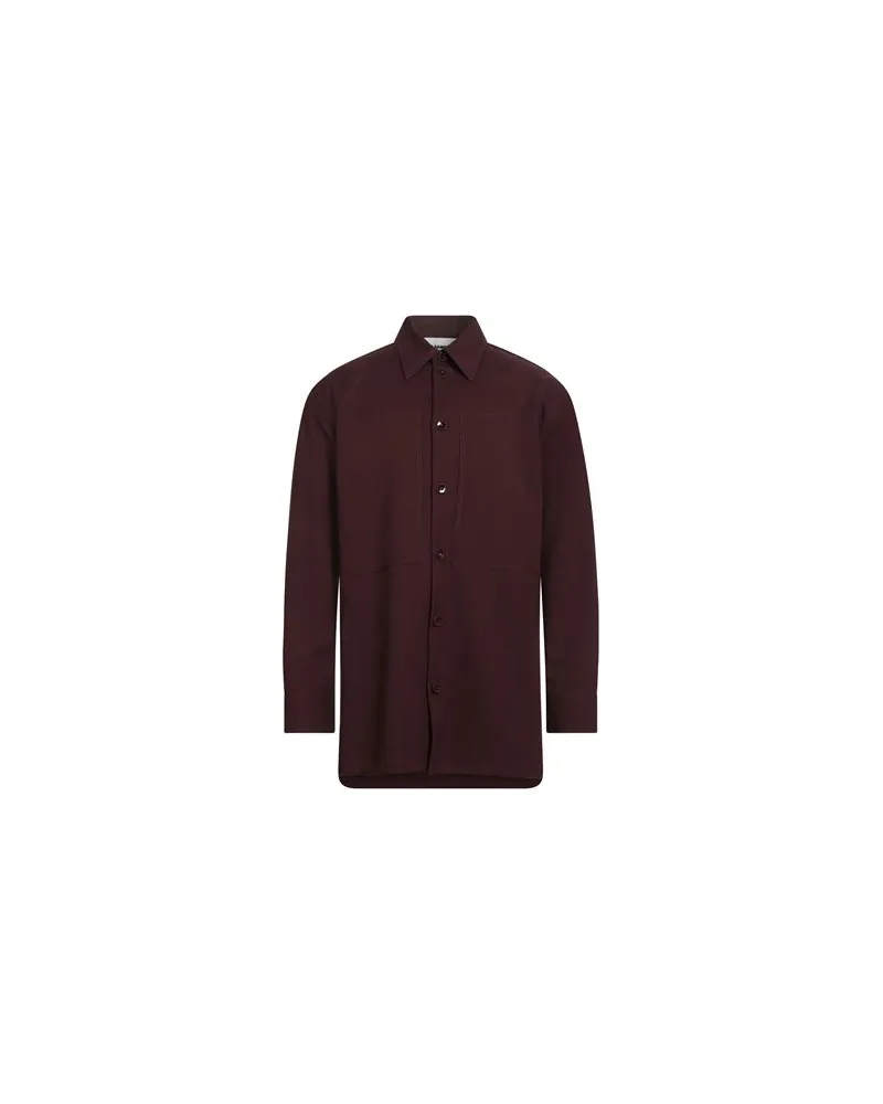 Jil Sander TOPS - Hemdenauf YOOX.COM Braun