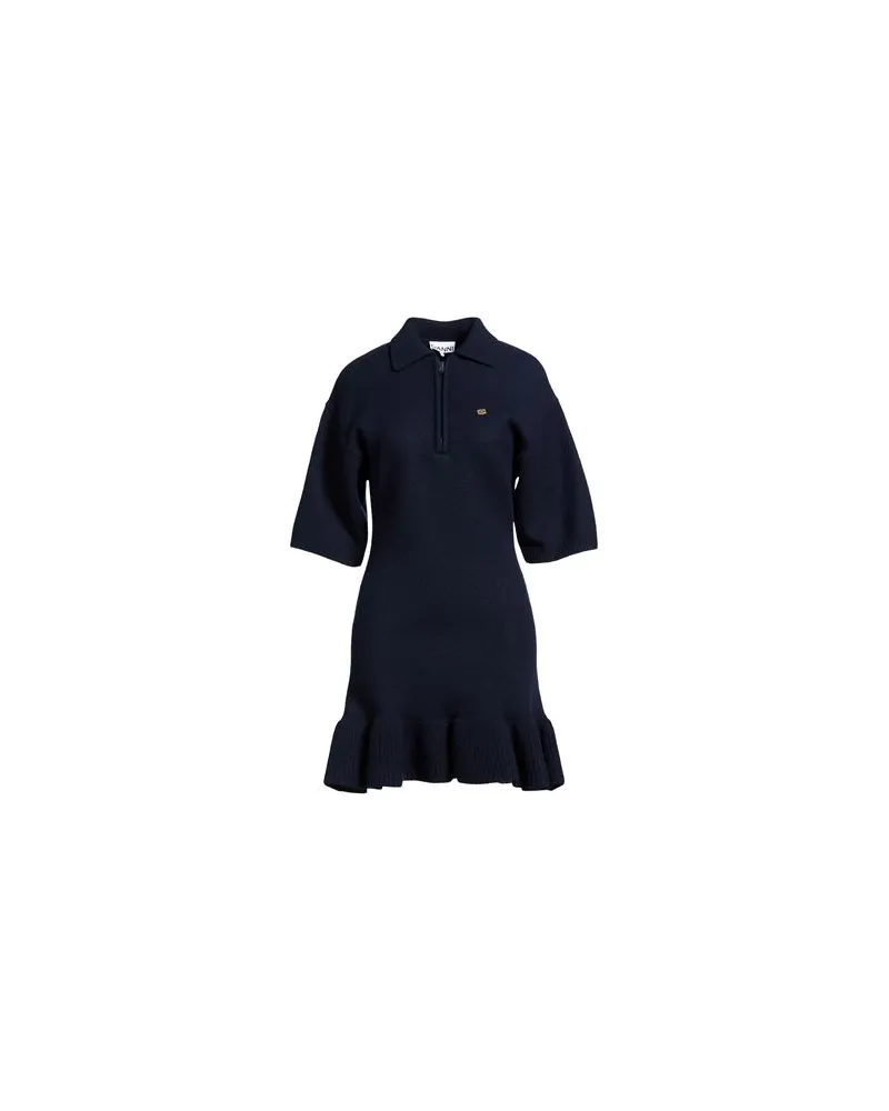 Ganni KLEIDER - Mini-Kleiderauf YOOX.COM Nachtblau
