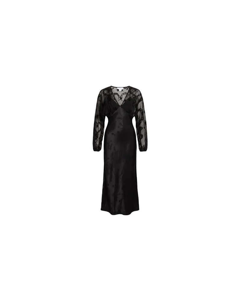 Never Fully Dressed KLEIDER - Maxi-Kleiderauf YOOX.COM Schwarz
