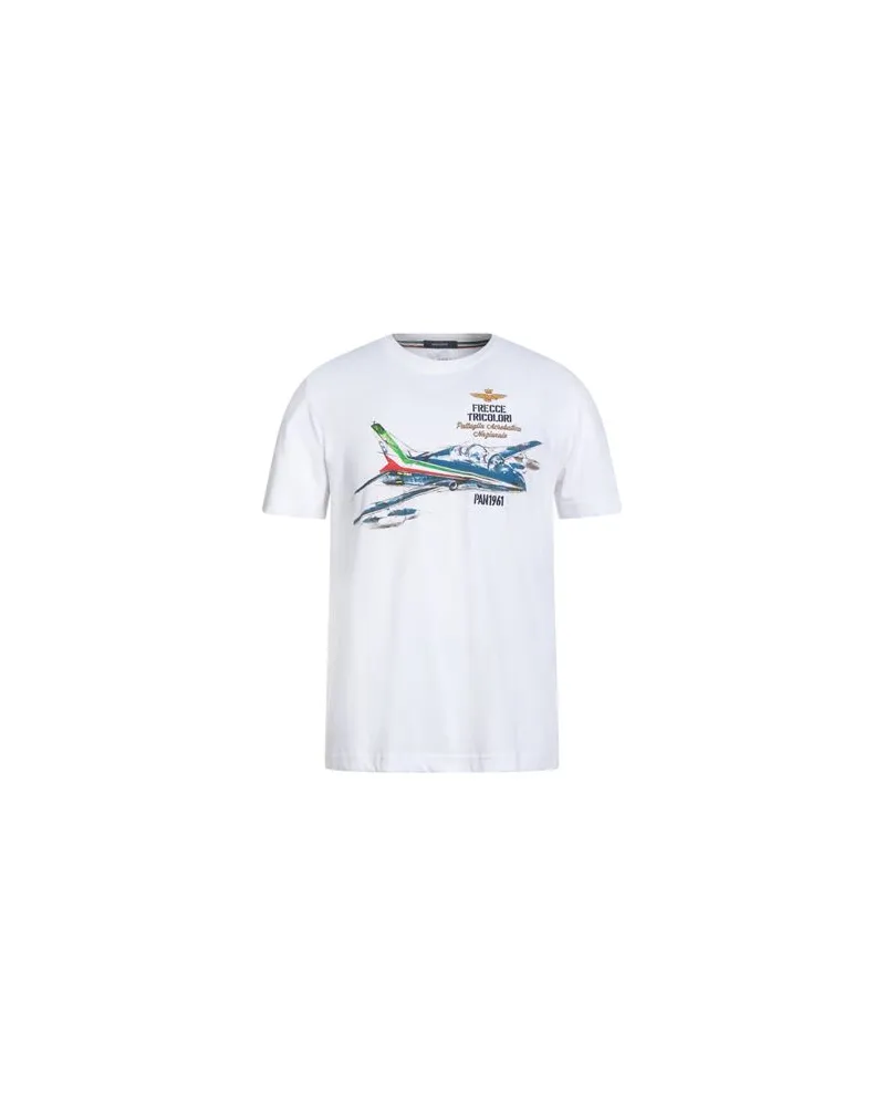Aeronautica Militare TOPS - T-shirtsauf YOOX.COM Weiß