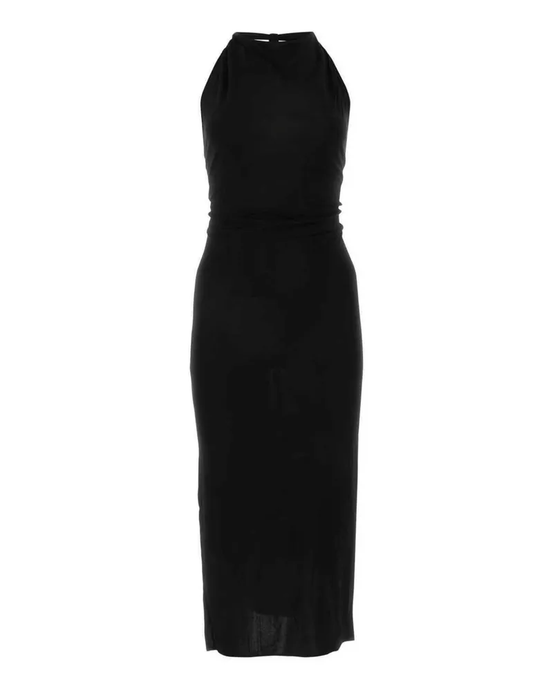 Helmut Lang Maxi-Kleid Schwarz