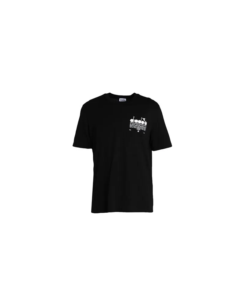 Diadora MAGIC BASKET LOW ICONA   - TOPS - T-shirtsauf YOOX.COM Schwarz