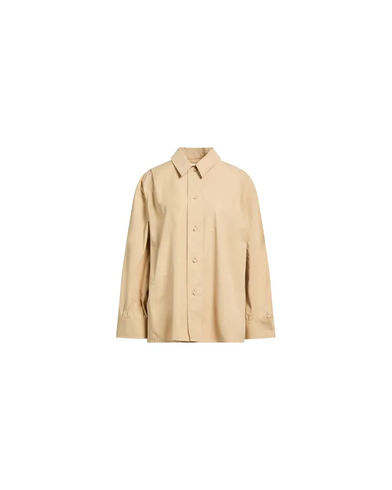 Jil Sander TOPS - Hemdenauf YOOX.COM Sand