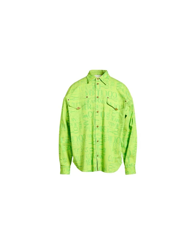 Versace Jeans TOPS - Jeanshemdenauf YOOX.COM Limettengrün