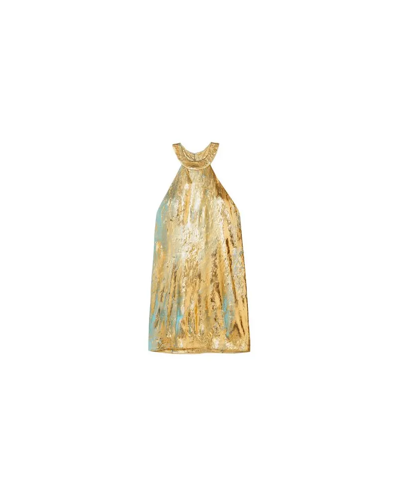 HALPERN KLEIDER - Mini-Kleiderauf YOOX.COM Gold