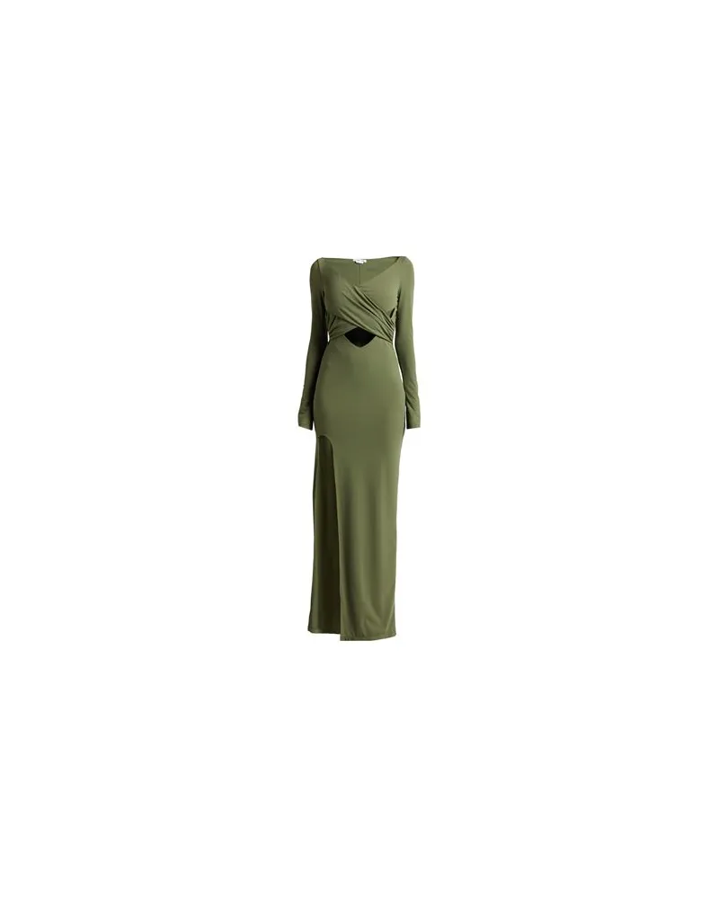 Alessandro Vigilante KLEIDER - Maxi-Kleiderauf YOOX.COM Militärgrün
