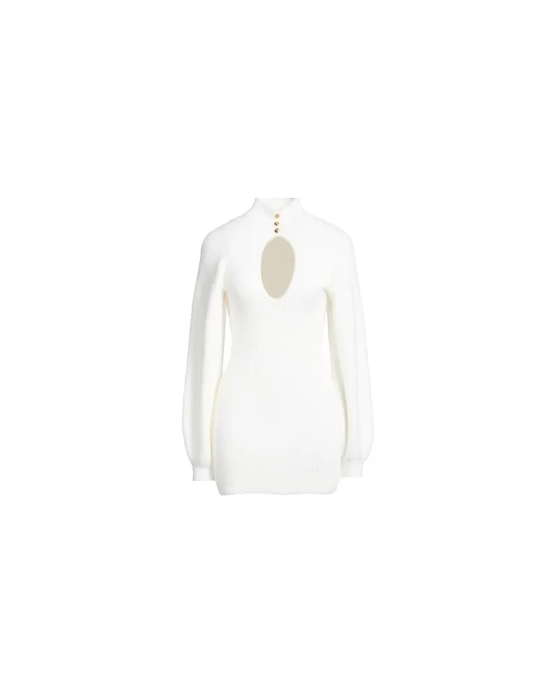 Elisabetta Franchi KLEIDER - Mini-Kleiderauf YOOX.COM Elfenbein