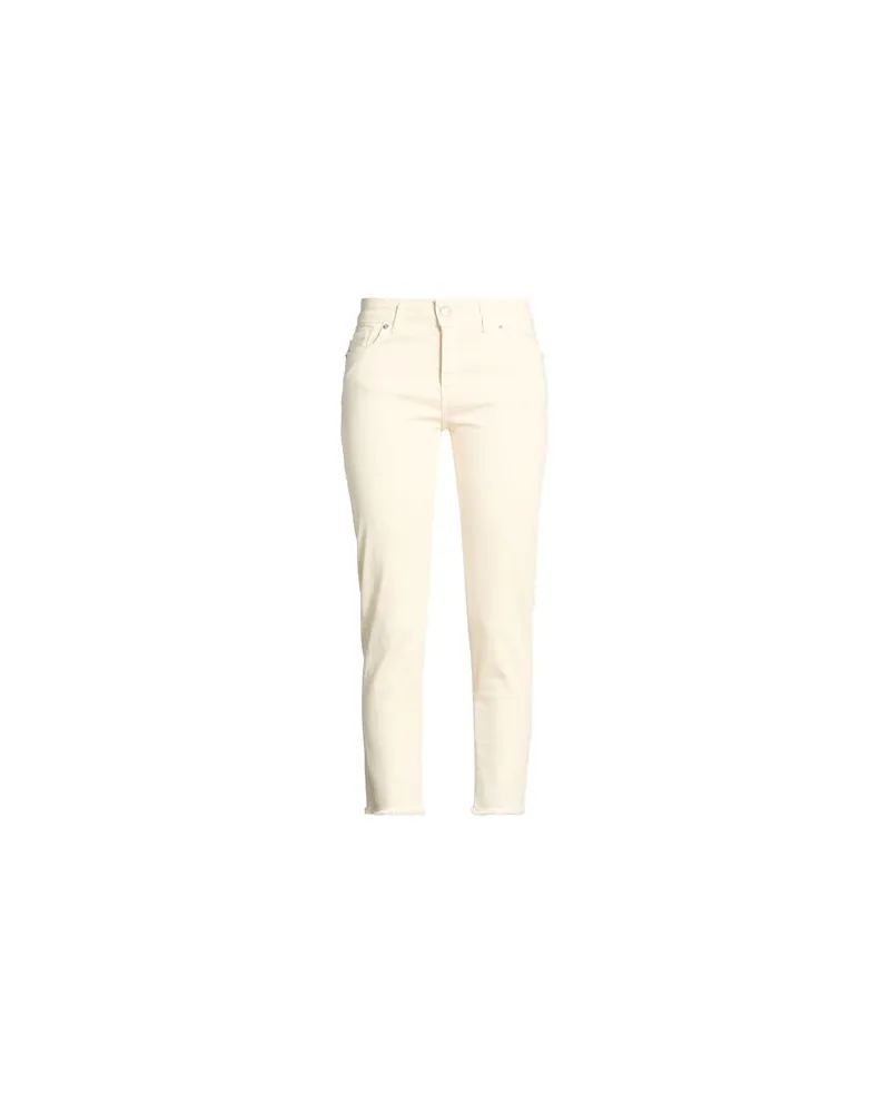 HAVEONE HOSEN & RÖCKE - Jeanshosenauf YOOX.COM Cremeweiß