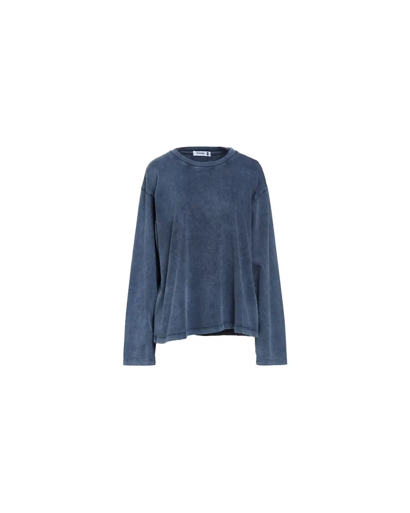 Please TOPS - T-shirtsauf YOOX.COM Taubenblau