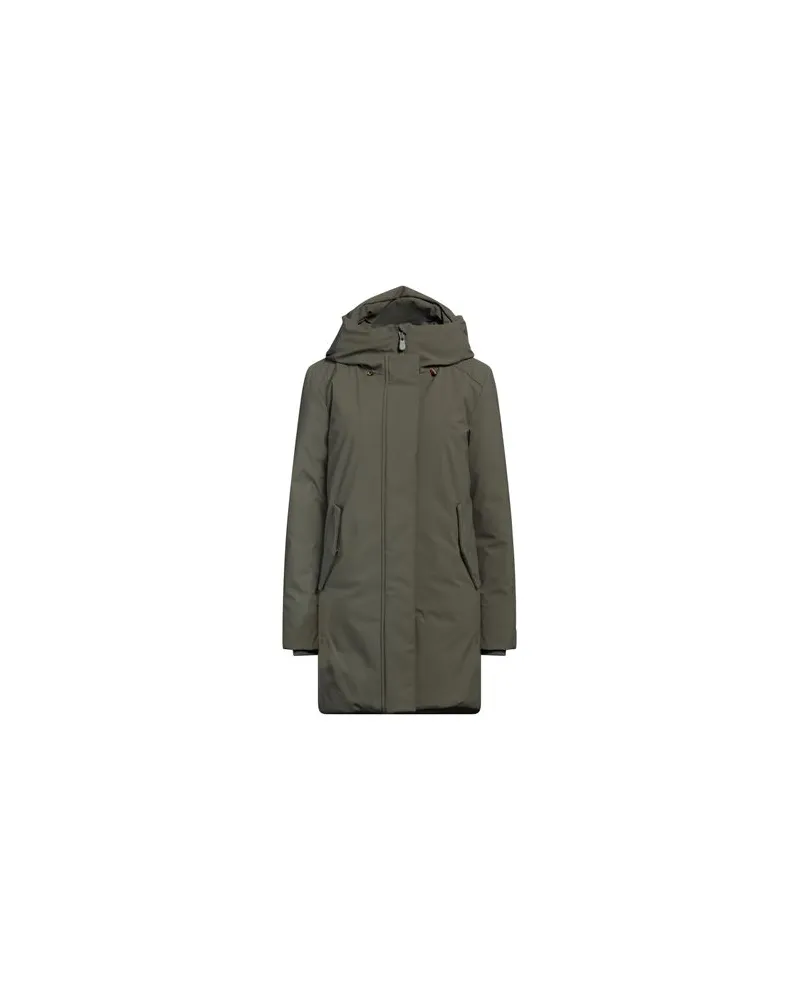 Save The Duck NELLIE - JACKEN & MÄNTEL - Mäntelauf YOOX.COM Militärgrün
