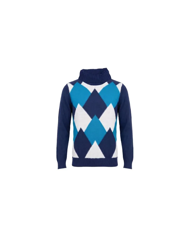 Gran Sasso STRICKWAREN - Rollkragenpulloverauf YOOX.COM Blau