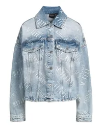 Actitude by Twinset Jeansjacke/-mantel Blau