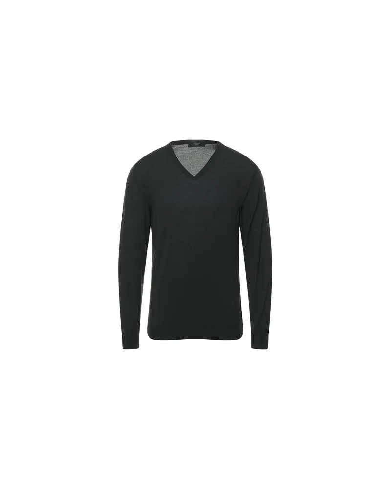 Zanone STRICKWAREN - Pulloverauf YOOX.COM Dunkelgrün