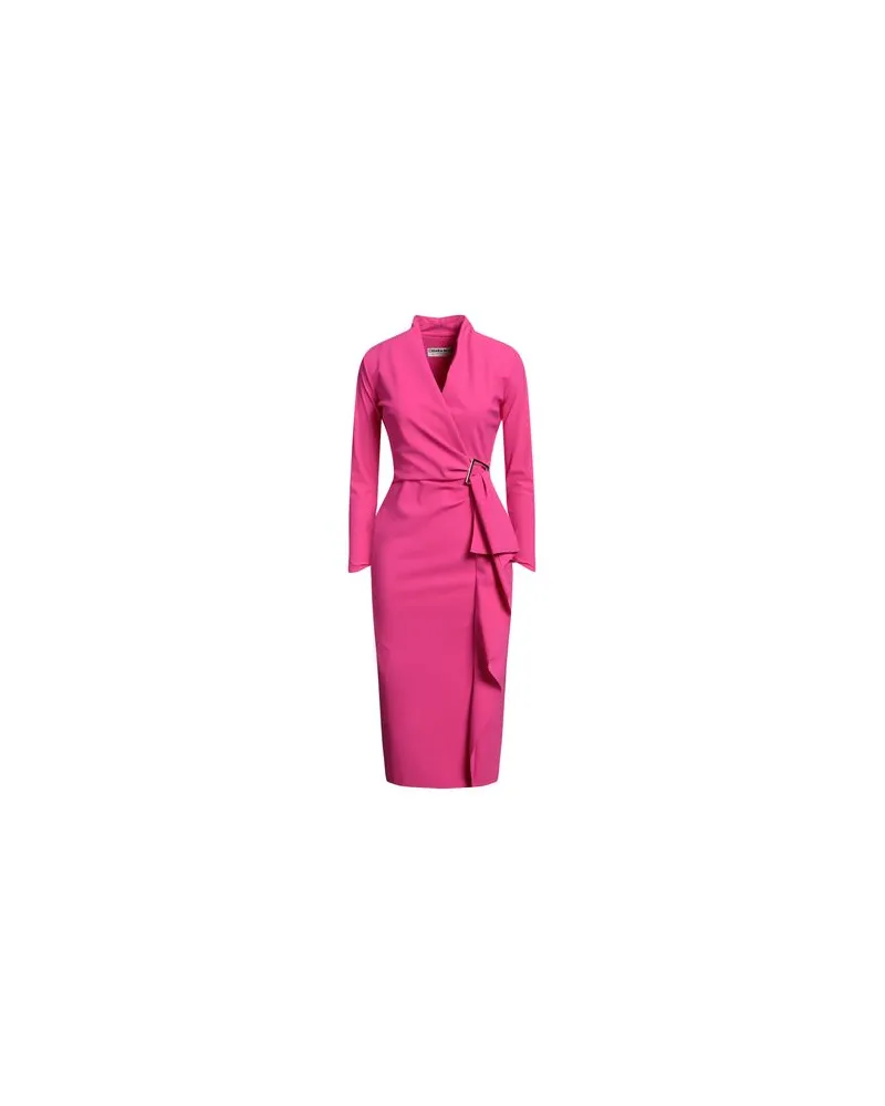 Chiara Boni KLEIDER - Midi-Kleiderauf YOOX.COM Fuchsia