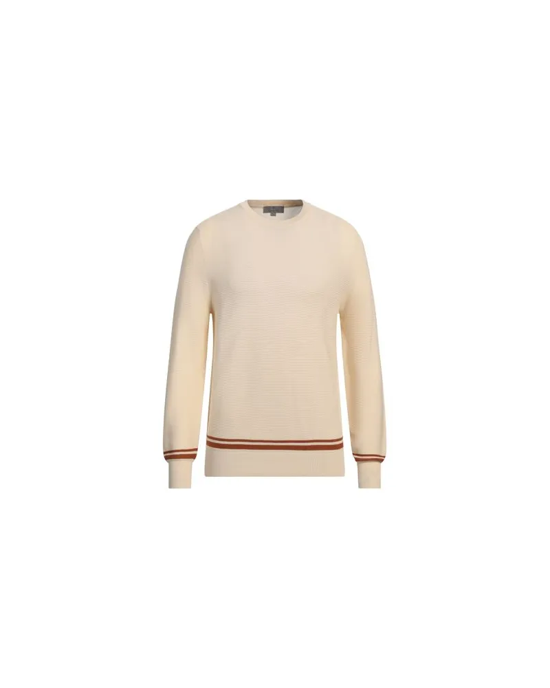 Canali STRICKWAREN - Pulloverauf YOOX.COM Cremeweiß