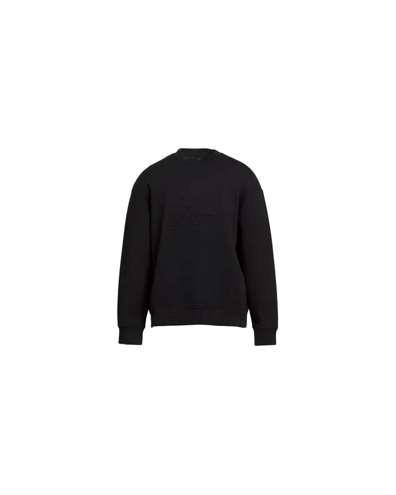 Armani Exchange TOPS - Sweatshirtsauf YOOX.COM Schwarz
