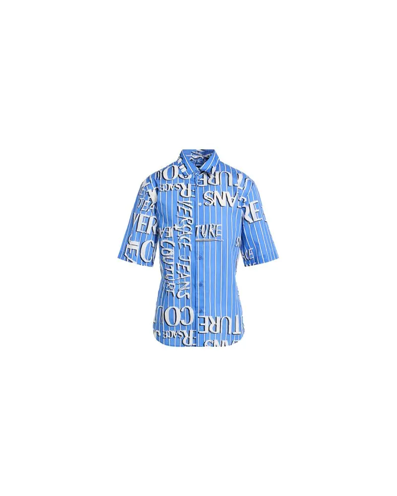Versace Jeans TOPS - Hemdenauf YOOX.COM Himmelblau