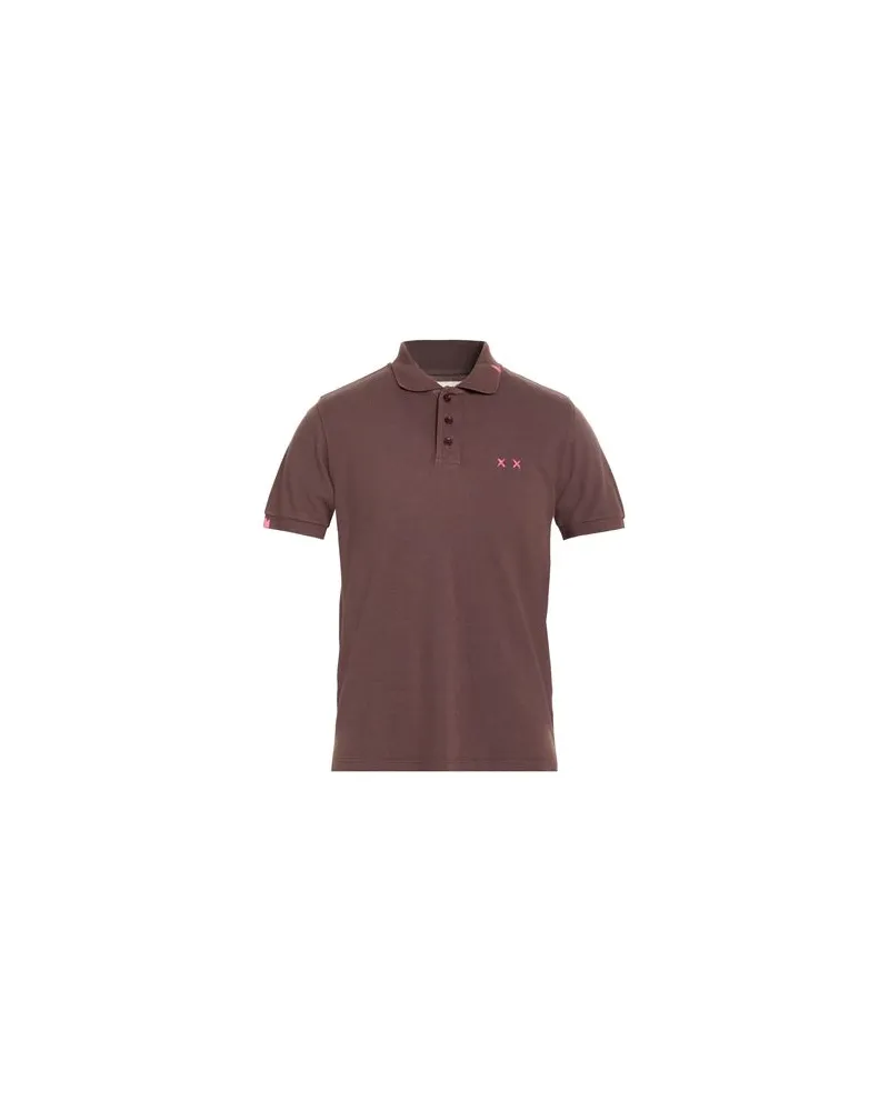 Project E TOPS - Poloshirtsauf YOOX.COM Schokobraun