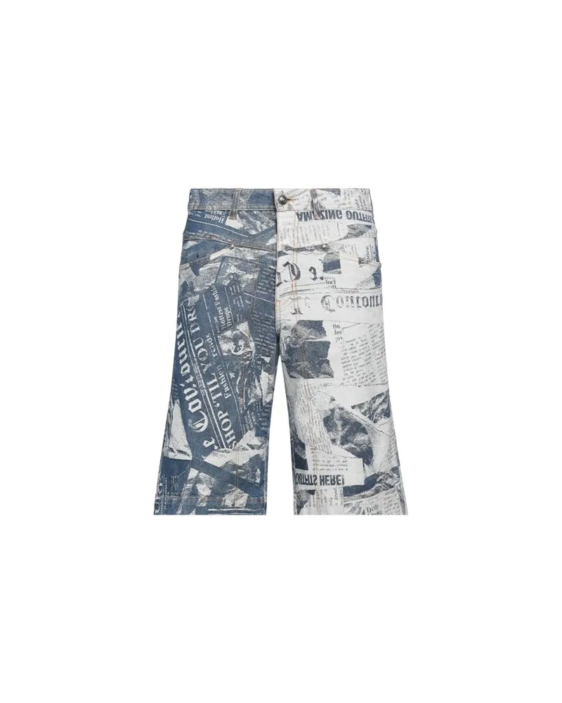 Versace Jeans HOSEN & RÖCKE - Jeansshortsauf YOOX.COM Blau