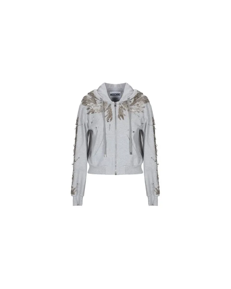 Moschino TOPS - Sweatshirtsauf YOOX.COM Hellgrau