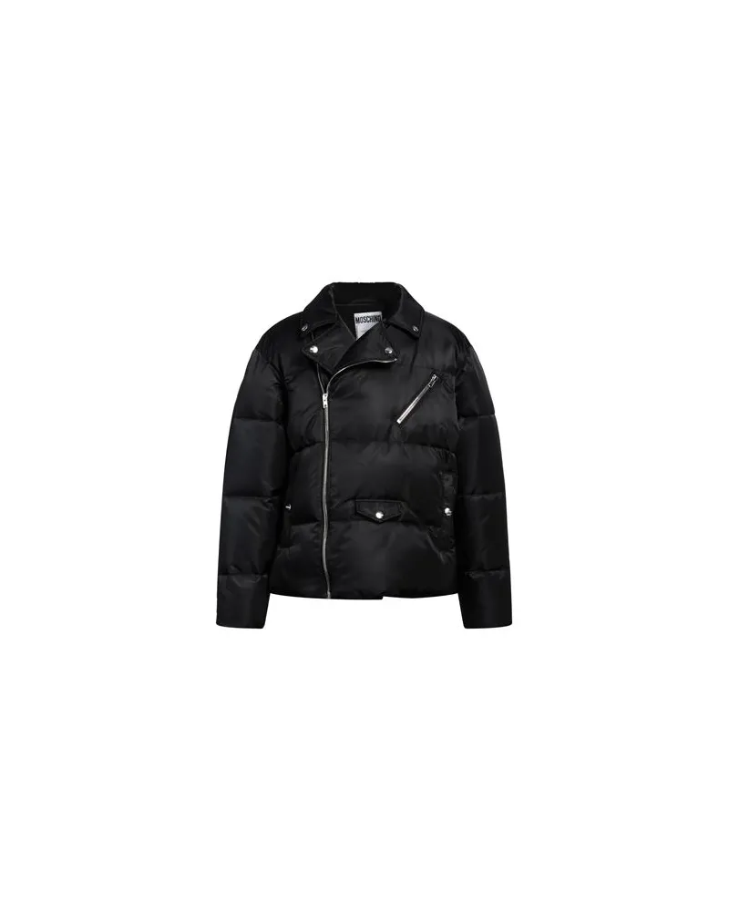 Moschino JACKEN & MÄNTEL - Pufferjacken & Daunenjackenauf YOOX.COM Schwarz