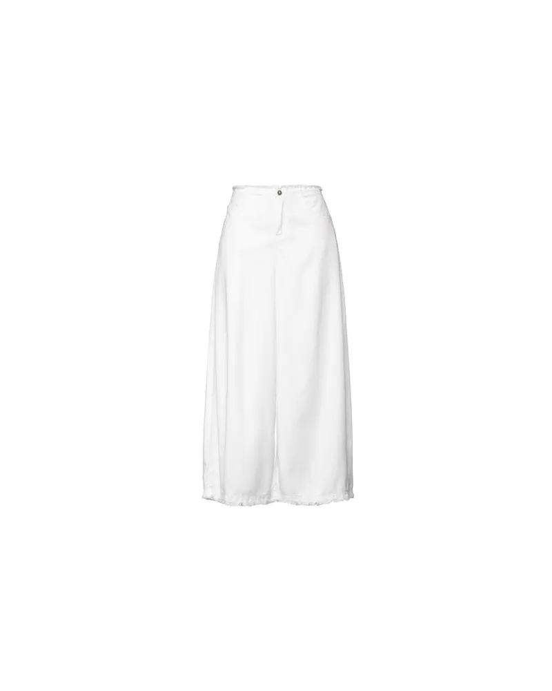 Alessia Santi HOSEN & RÖCKE - Hosenauf YOOX.COM Weiß