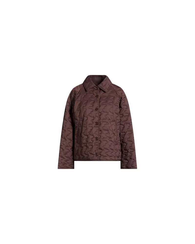 Pinko JACKEN & MÄNTEL - Pufferjacken & Daunenjackenauf YOOX.COM Schokobraun