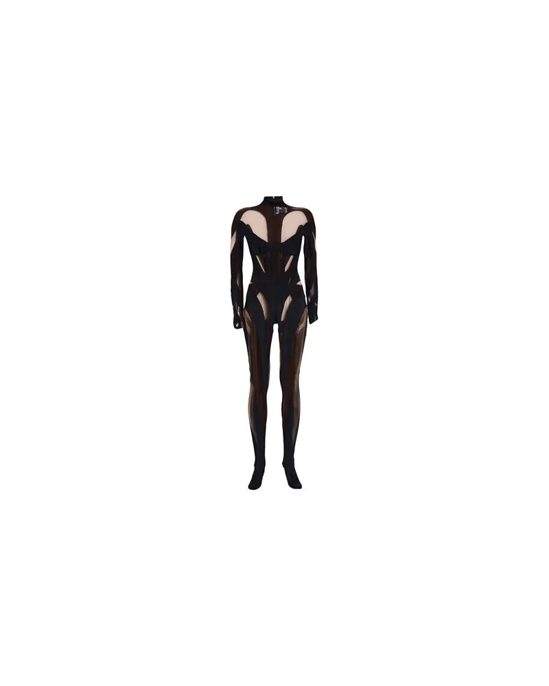 Thierry Mugler OVERALLS - Jumpsuitsauf YOOX.COM Schwarz