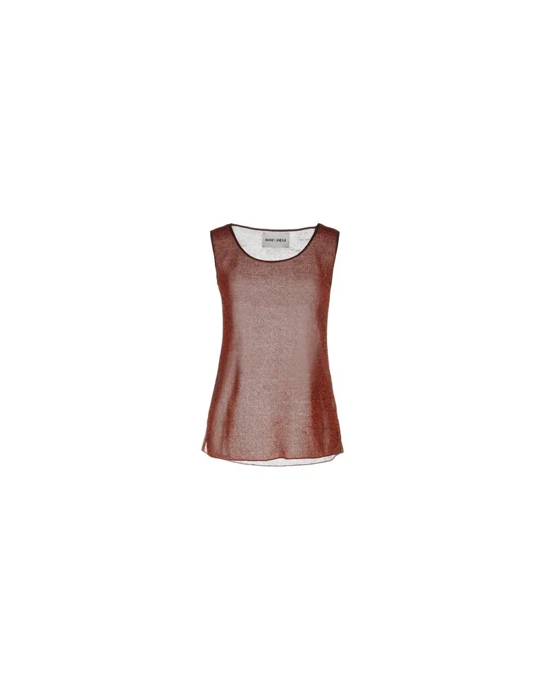 Brand Unique STRICKWAREN - Pulloverauf YOOX.COM Rostrot