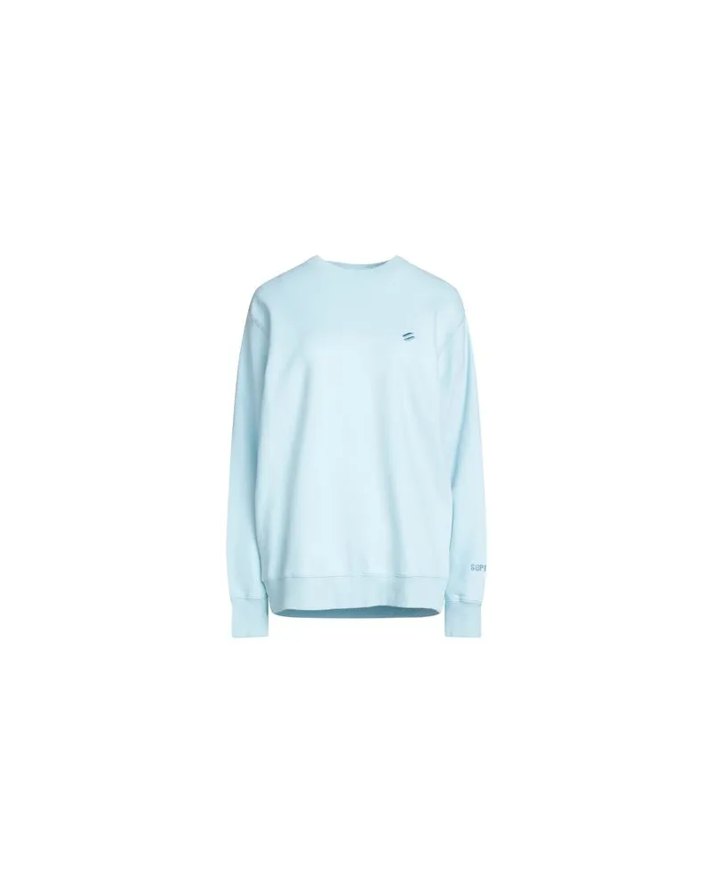 Superdry. TOPS - Sweatshirtsauf YOOX.COM Himmelblau