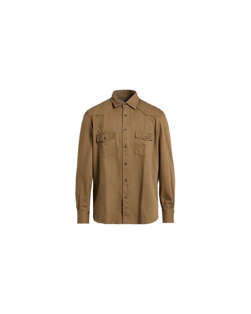 MAZZARELLI BLU - TOPS - Hemdenauf YOOX.COM Khaki