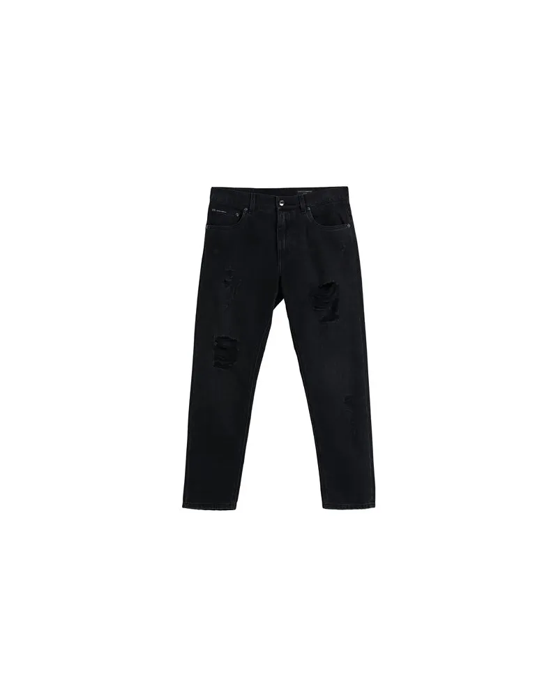 Dolce & Gabbana HOSEN & RÖCKE - Jeanshosenauf YOOX.COM Schwarz