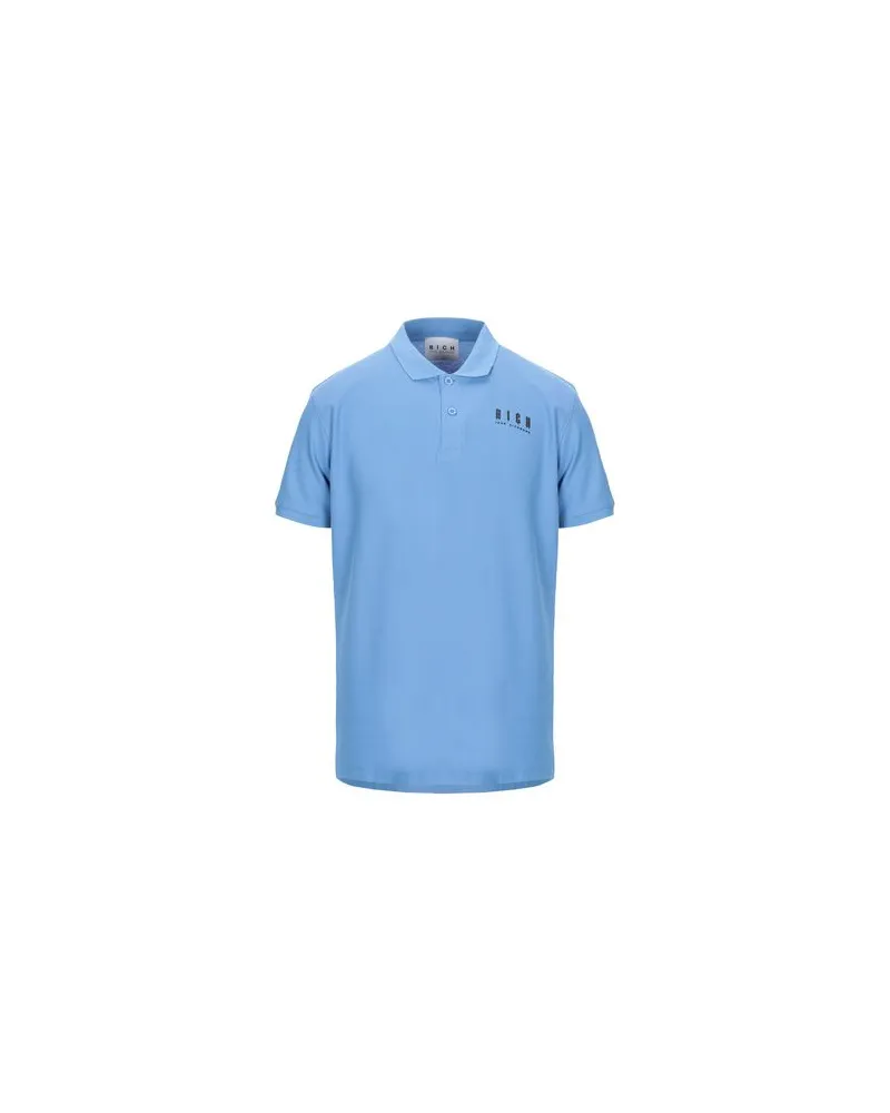 John Richmond TOPS - Poloshirtsauf YOOX.COM Taubenblau