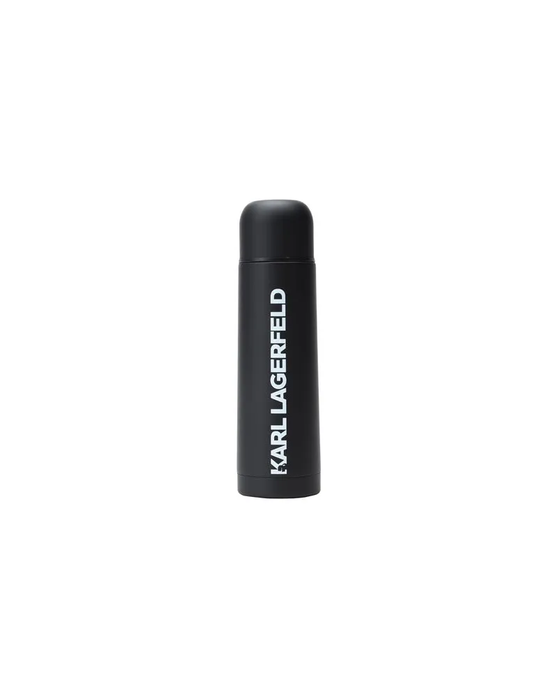 Karl Lagerfeld ESSENTIAL THERMO BOTTLE  - ESSEN & KÜCHE - Tassenauf YOOX.COM Schwarz