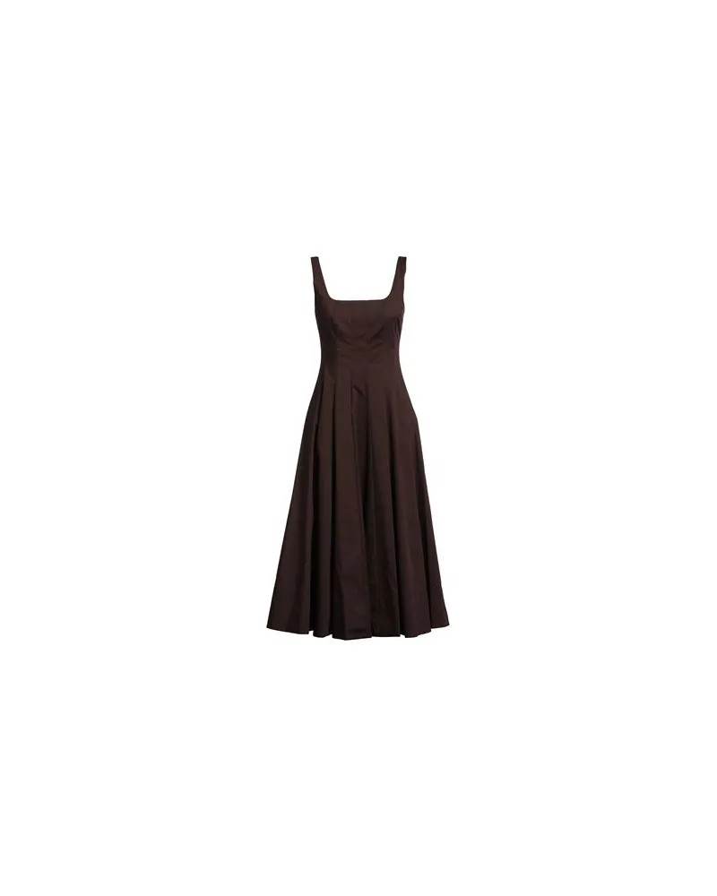 STAUD KLEIDER - Midi-Kleiderauf YOOX.COM Schokobraun