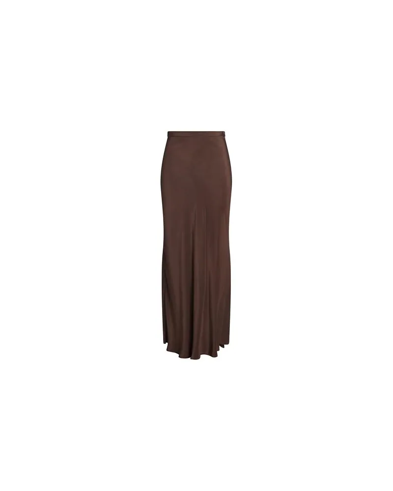 120% Lino HOSEN & RÖCKE - Maxi-Röckeauf YOOX.COM Schokobraun