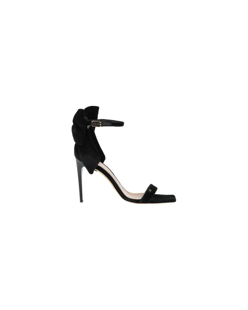 Elisabetta Franchi SCHUHE - Sandalenauf YOOX.COM Schwarz