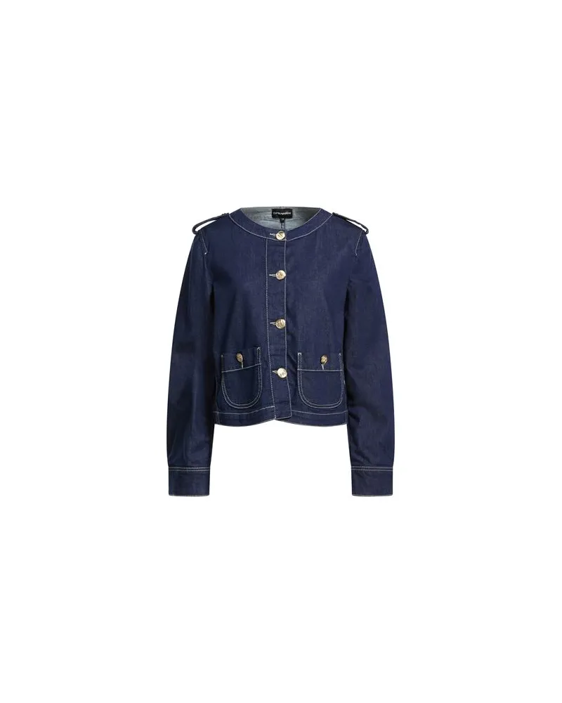Emporio Armani JACKEN & MÄNTEL - Jeansjacken/Mäntelauf YOOX.COM Blau