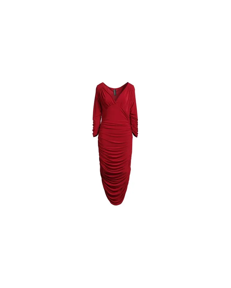 Norma Kamali KLEIDER - Midi-Kleiderauf YOOX.COM Rot