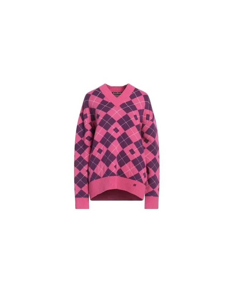 Acne Studios STRICKWAREN - Pulloverauf YOOX.COM Fuchsia