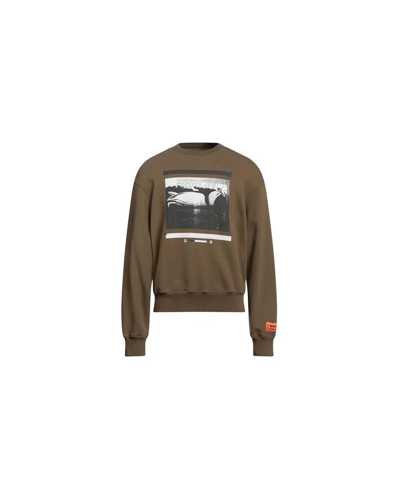 Heron Preston TOPS - Sweatshirtsauf YOOX.COM Militärgrün