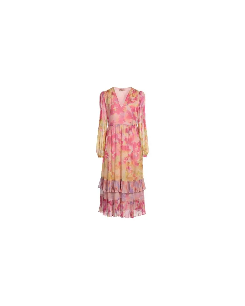 Twin-Set KLEIDER - Midi-Kleiderauf YOOX.COM Fuchsia