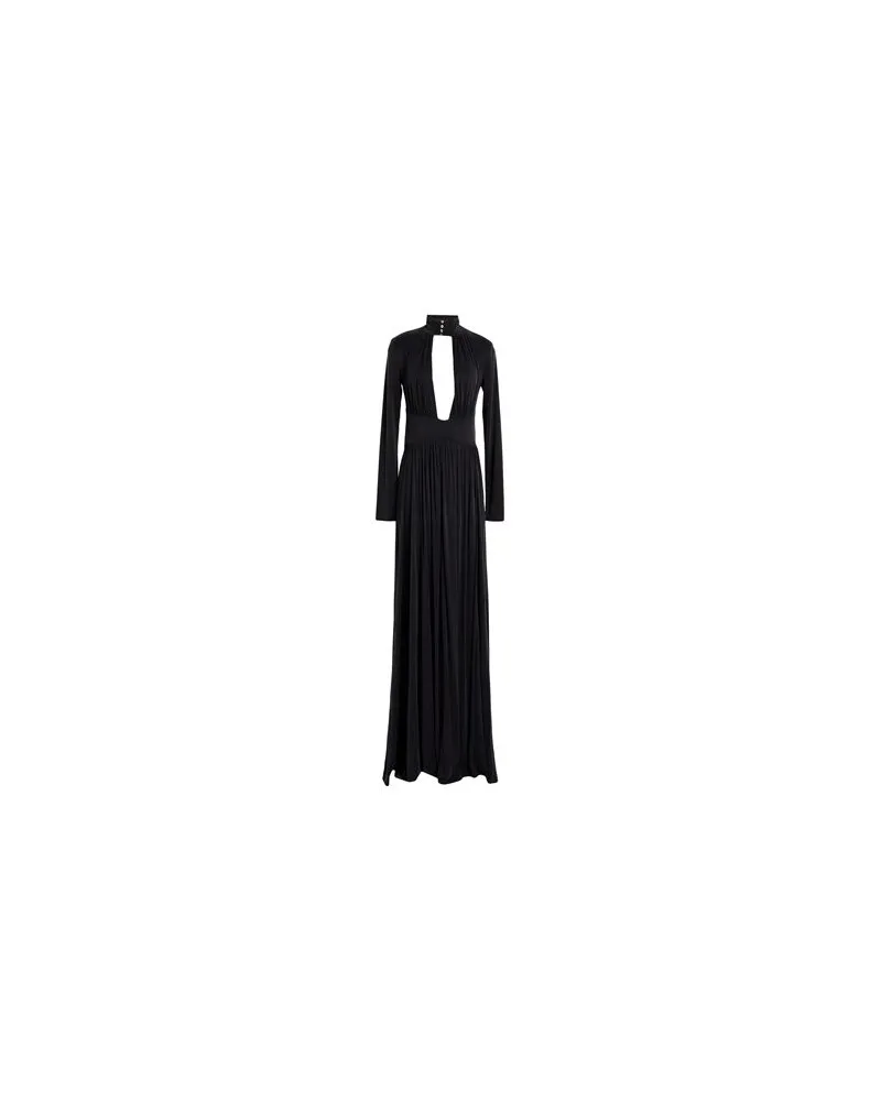 Elisabetta Franchi KLEIDER - Maxi-Kleiderauf YOOX.COM Schwarz
