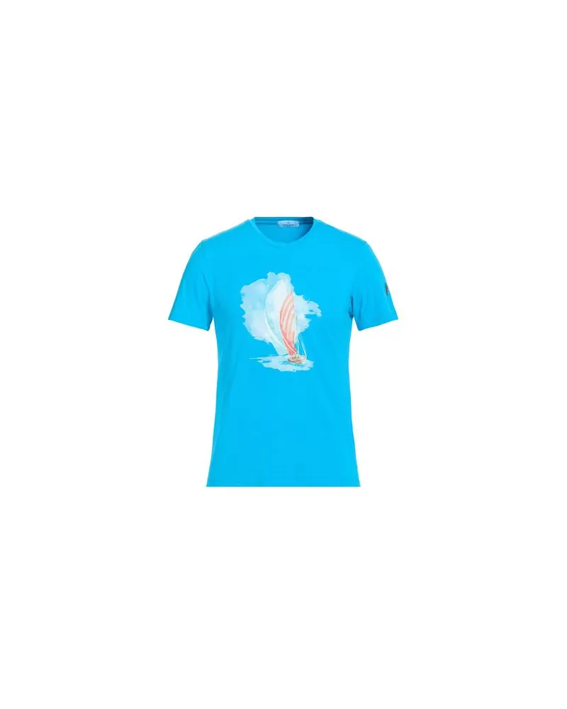 Cooperativa Pescatori Posillipo TOPS - T-shirtsauf YOOX.COM Azurblau