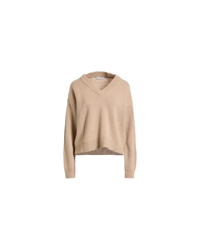 Alpha Studio STRICKWAREN - Pulloverauf YOOX.COM Beige