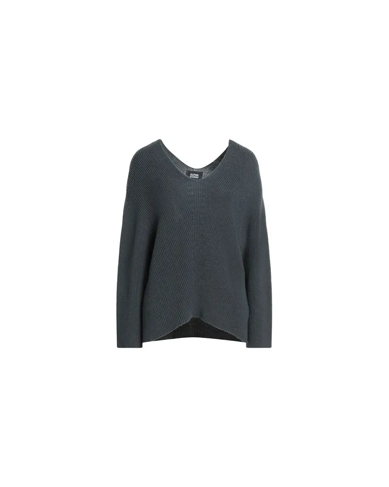 Alpha Studio STRICKWAREN - Pulloverauf YOOX.COM Taubenblau